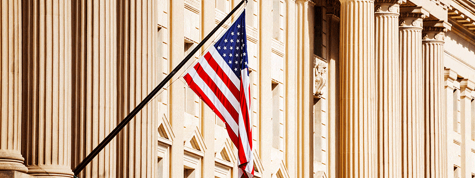 Department-of-Commerce-Building-with-American-Flag